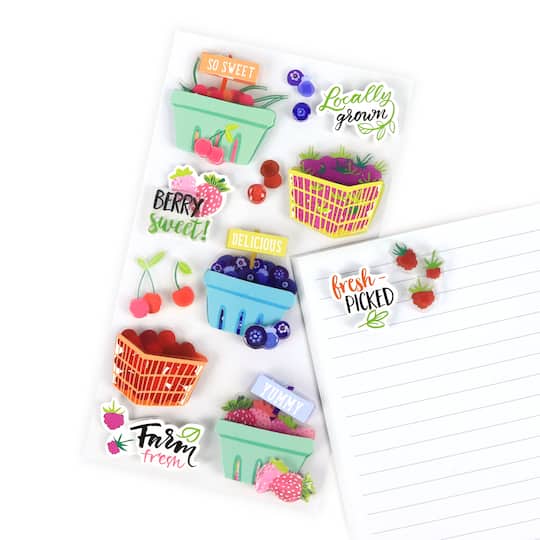 12 Pack: Berry Stickers by Recollections™